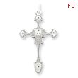 Sterling Silver Laser Designed Cross Pendant