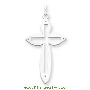 Sterling Silver Laser Designed Cross Pendant