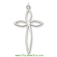 Sterling Silver Laser Designed Cross Pendant