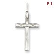 Sterling Silver Laser Designed Cross Pendant