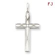 Sterling Silver Laser Designed Cross Pendant