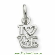 Sterling Silver Love Charm