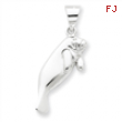 Sterling Silver Manatee Charm