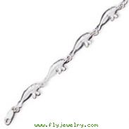 Sterling Silver Manatees Bracelet