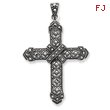 Sterling Silver Marcasite Cross Pendant