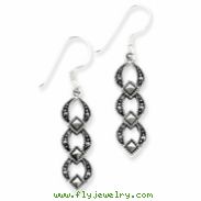 Sterling Silver Marcasite Earrings