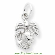 Sterling Silver Marine Corps Emblem Charm