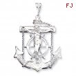 Sterling Silver Mariner Cross Pendant