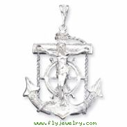 Sterling Silver Mariner Cross Pendant