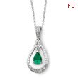 Sterling Silver May Cubic Zirconia Stone Never Forget Tear 18