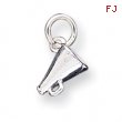 Sterling Silver Megaphone Charm