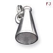 Sterling Silver Megaphone Charm