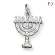 Sterling Silver Menorah Charm