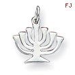 Sterling Silver Menorah Charm