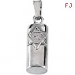 Sterling Silver Mezuzah Pendant