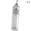 Sterling Silver Mezuzah Pendant