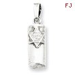 Sterling Silver Mezuzah Pendant