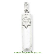 Sterling Silver Mezuzah Pendant