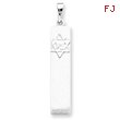 Sterling Silver Mezuzah Pendant