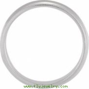 Sterling Silver Milgrain Band