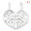 Sterling Silver Mother/Daughter Break apart Charm