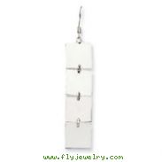 Sterling Silver Mulitple Blocks Earrings
