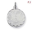 Sterling Silver My Best Friend Disc Charm