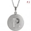 Sterling Silver Necklace Complete with Stone P Diamond Polished 33 Inch .005CT Diamond Necklace