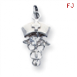 Sterling Silver Nurse Symbol Charm