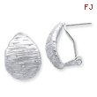 Sterling Silver Omega Back Earrings