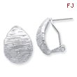 Sterling Silver Omega Back Earrings