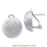 Sterling Silver Omega Back Earrings