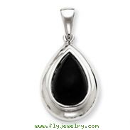 Sterling Silver Onyx Pendant