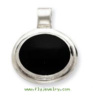 Sterling Silver Onyx Pendant