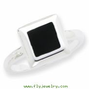 Sterling Silver Onyx Ring