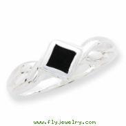 Sterling Silver Onyx Ring