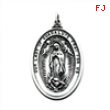 Sterling Silver Our Lady of Guadalupe Medal