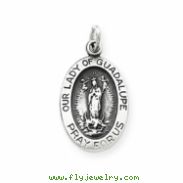 Sterling Silver Our Lady of Guadalupe Medal