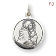 Sterling Silver Our Lady Of Sorrows Medal