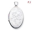 Sterling Silver Oval Locket