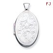 Sterling Silver Oval Locket