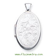 Sterling Silver Oval Locket