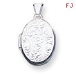 Sterling Silver Oval Locket