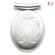 Sterling Silver Oval Slide Locket