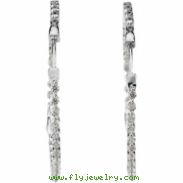 Sterling Silver Pair Fashion Earrings