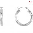 Sterling Silver Pair Hoop Earring