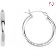 Sterling Silver Pair Hoop Earring