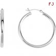 Sterling Silver Pair Hoop Earring