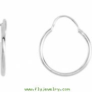 Sterling Silver Pair Hoop Earring