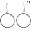 Sterling Silver Pair Precious Metal Fashion Earrings